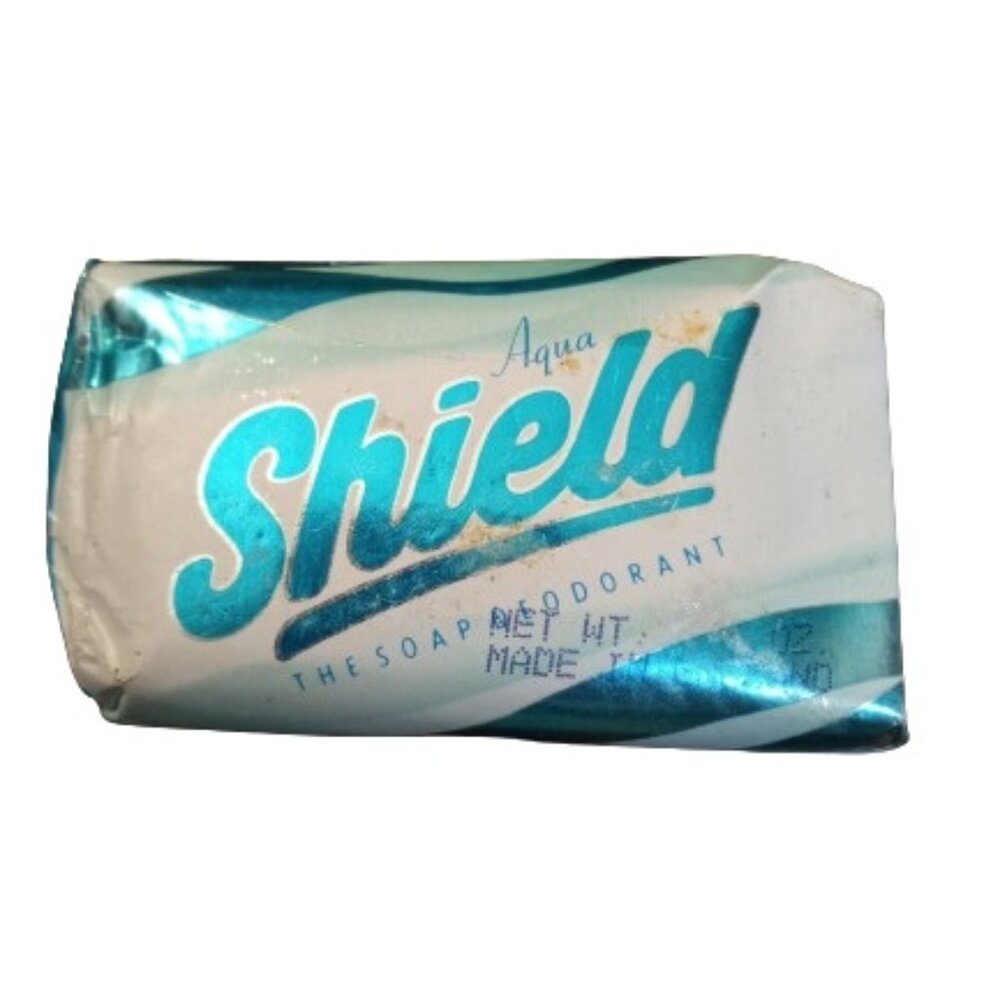 Shield Aqua The Soap Deodorant 4.4 oz bar Made in England Vintage 1994